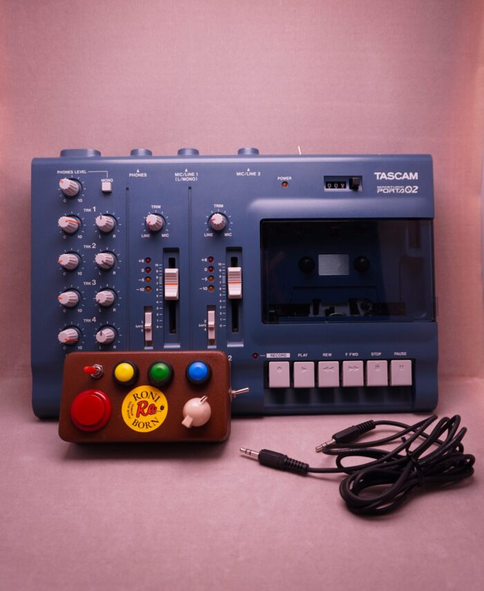 Tascam Portastudio 02-MKII with RONI-REMOT Control Unit