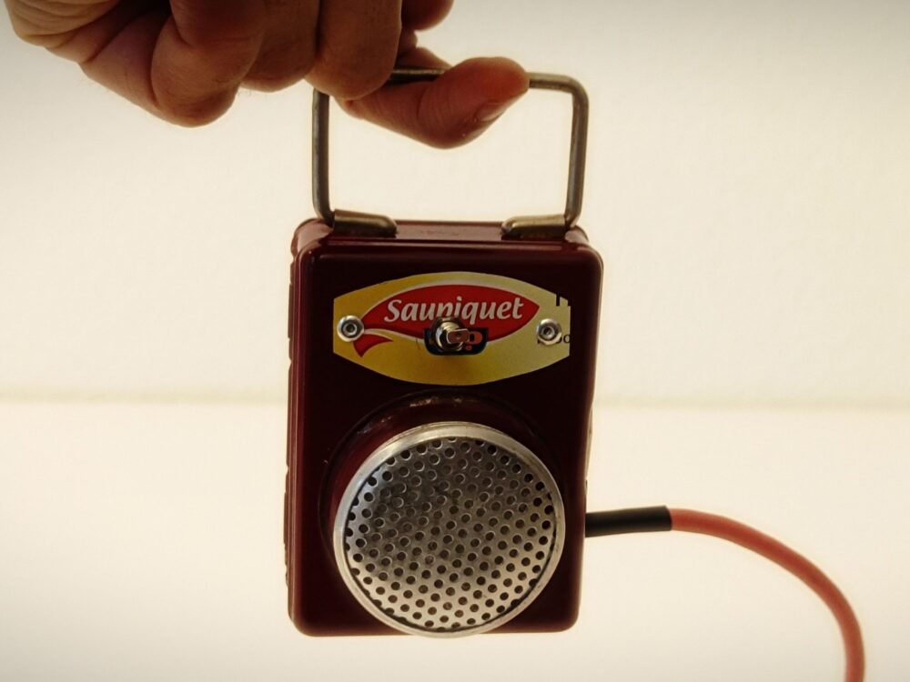 Vintage Flashlight Microphone "LumaVoice"